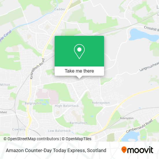 Amazon Counter-Day Today Express map