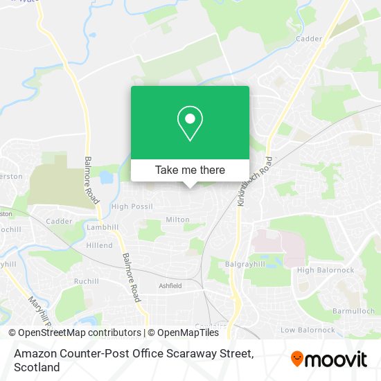 Amazon Counter-Post Office Scaraway Street map