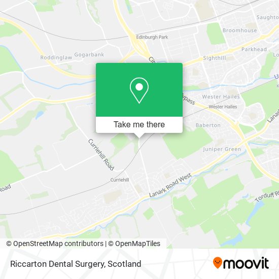 Riccarton Dental Surgery map
