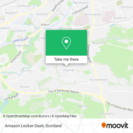 Amazon Locker-Dash map
