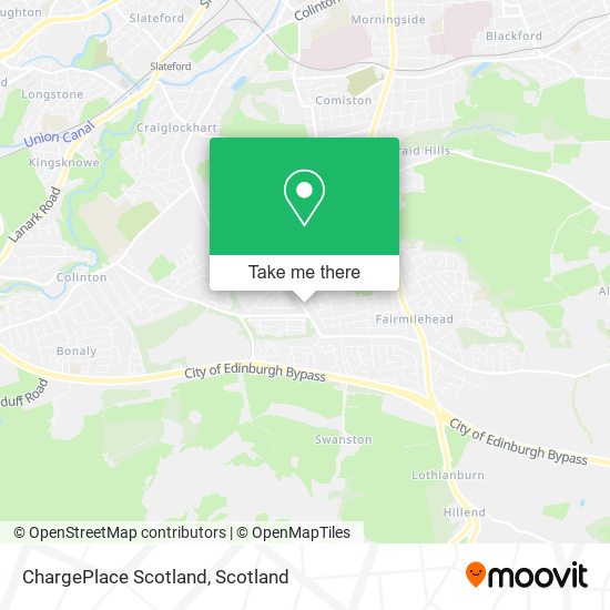 ChargePlace Scotland map