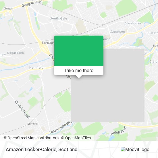 Amazon Locker-Calorie map