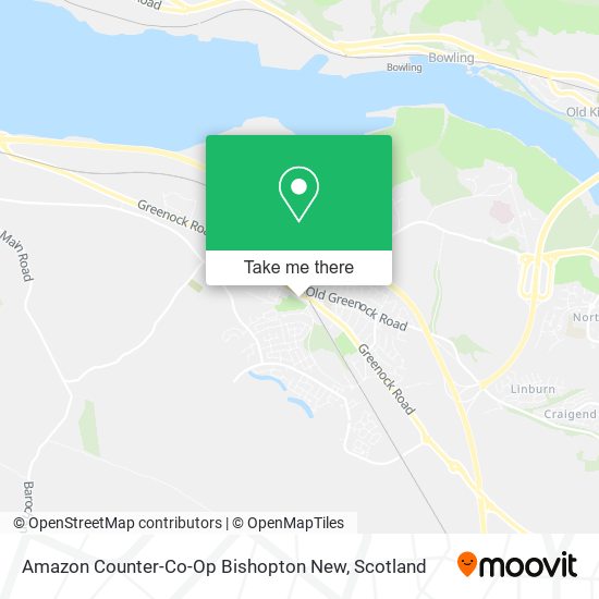 Amazon Counter-Co-Op Bishopton New map
