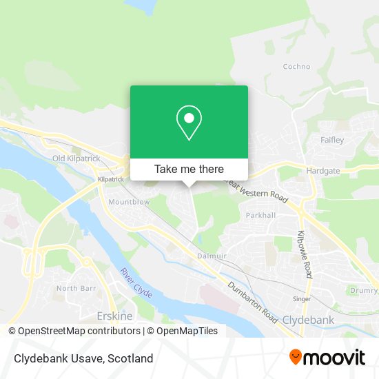 Clydebank Usave map