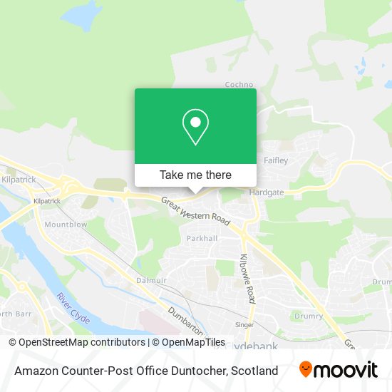 Amazon Counter-Post Office Duntocher map