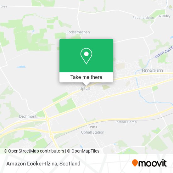 Amazon Locker-Ilzina map