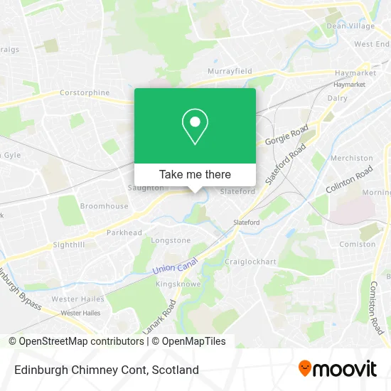 Edinburgh Chimney Cont map