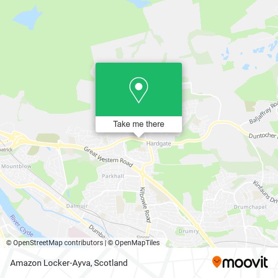 Amazon Locker-Ayva map