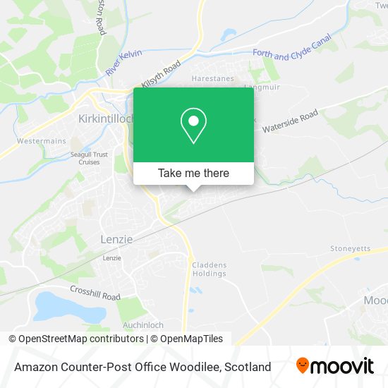 Amazon Counter-Post Office Woodilee map