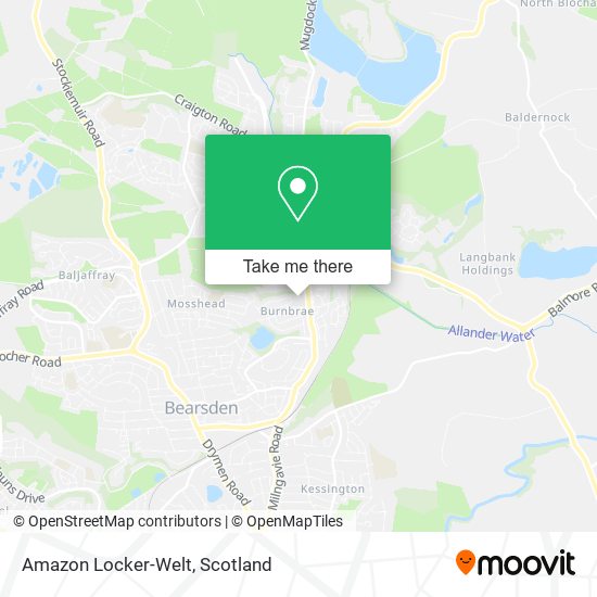 Amazon Locker-Welt map