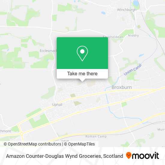 Amazon Counter-Douglas Wynd Groceries map