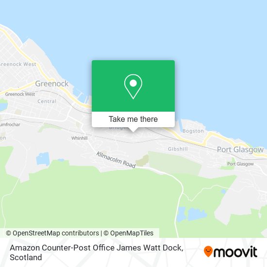 Amazon Counter-Post Office James Watt Dock map