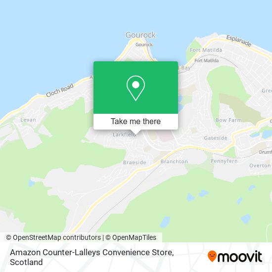 Amazon Counter-Lalleys Convenience Store map
