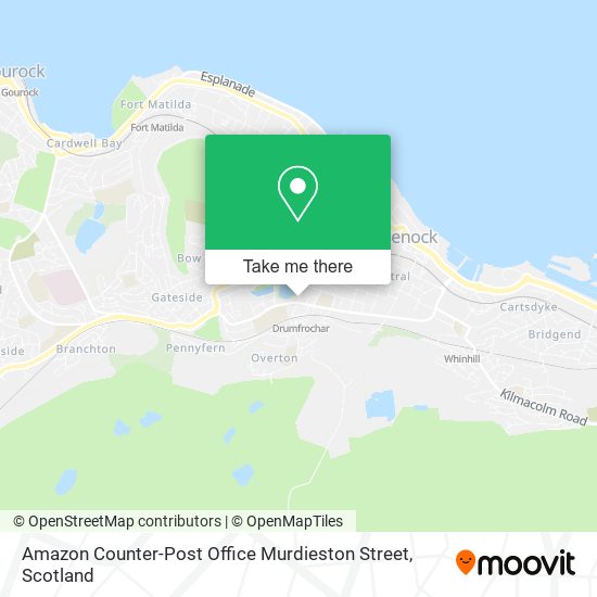 Amazon Counter-Post Office Murdieston Street map