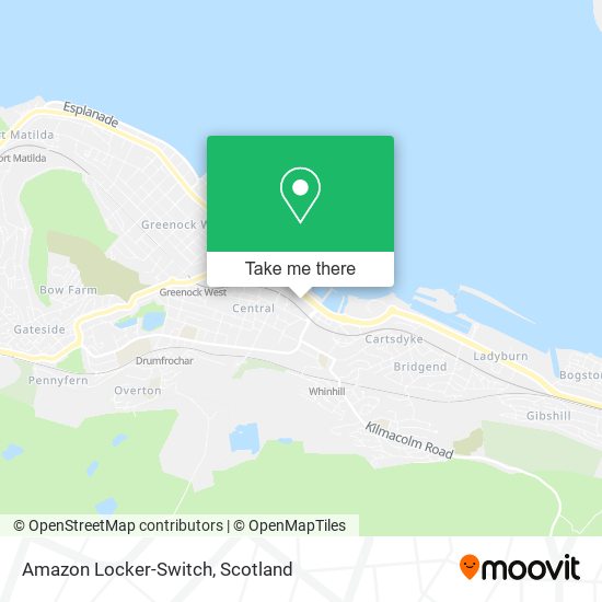 Amazon Locker-Switch map