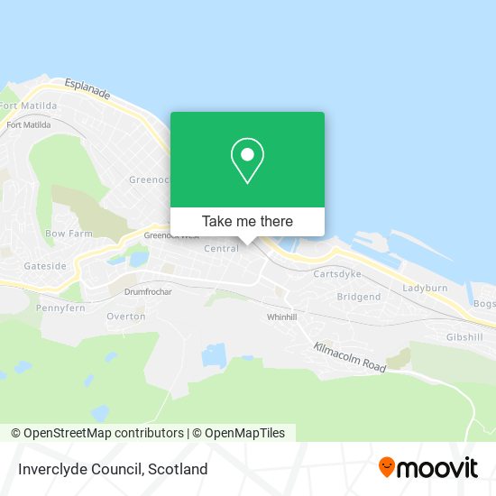 Inverclyde Council map