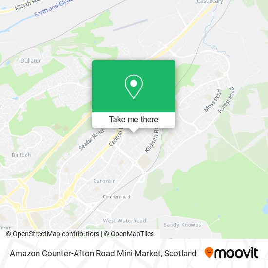 Amazon Counter-Afton Road Mini Market map