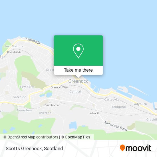 Scotts Greenock map
