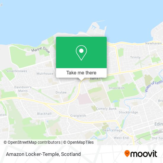 Amazon Locker-Temple map