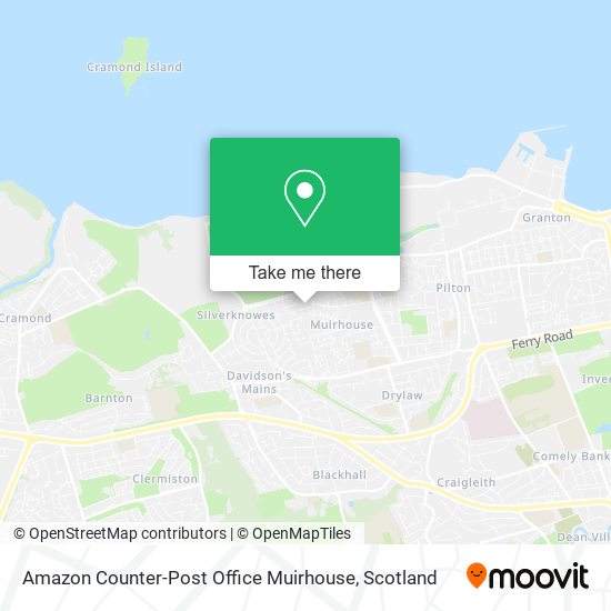 Amazon Counter-Post Office Muirhouse map