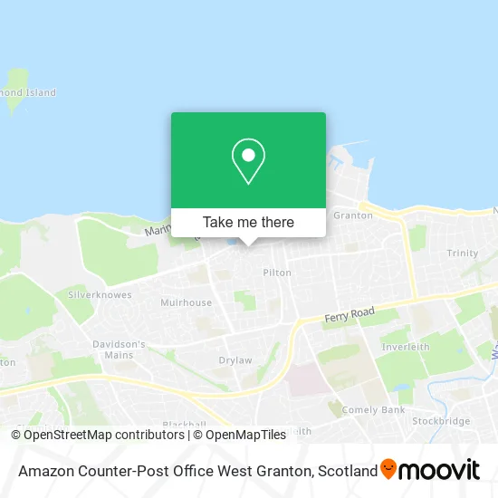 Amazon Counter-Post Office West Granton map