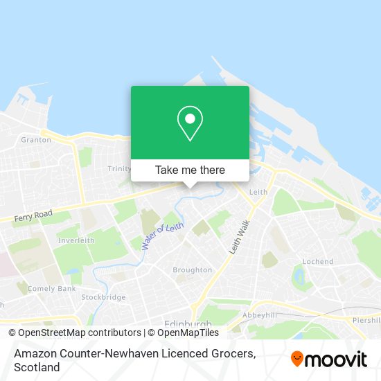 Amazon Counter-Newhaven Licenced Grocers map