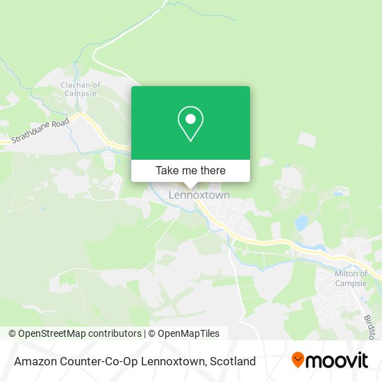 Amazon Counter-Co-Op Lennoxtown map