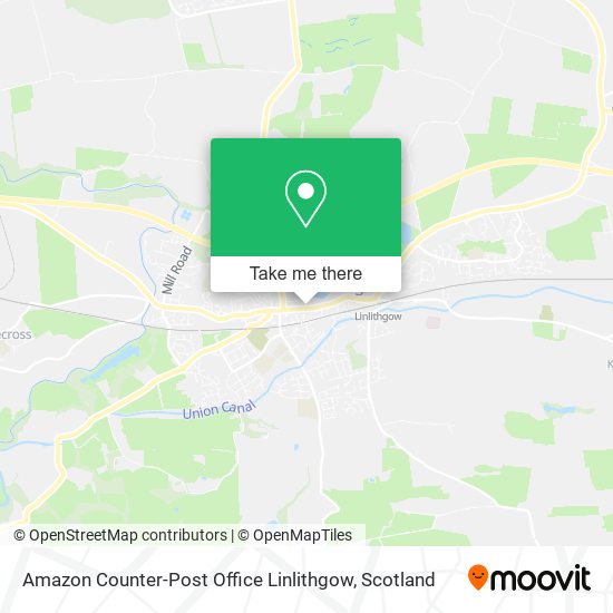 Amazon Counter-Post Office Linlithgow map