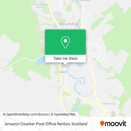 Amazon Counter-Post Office Renton map