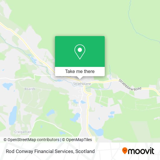 Rod Conway Financial Services map