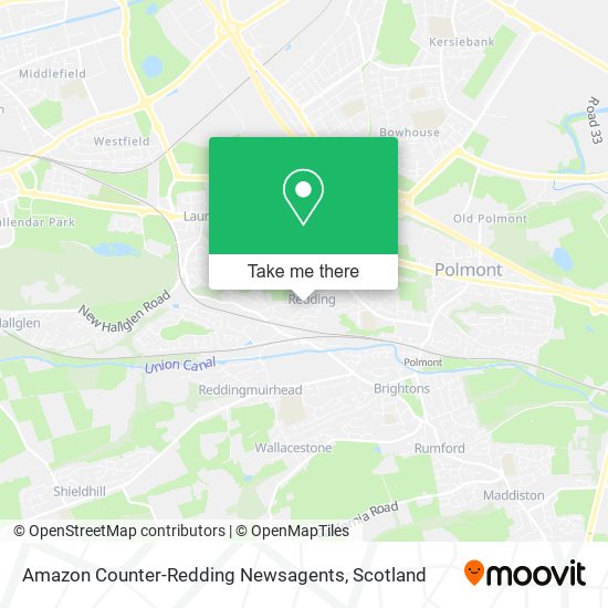 Amazon Counter-Redding Newsagents map