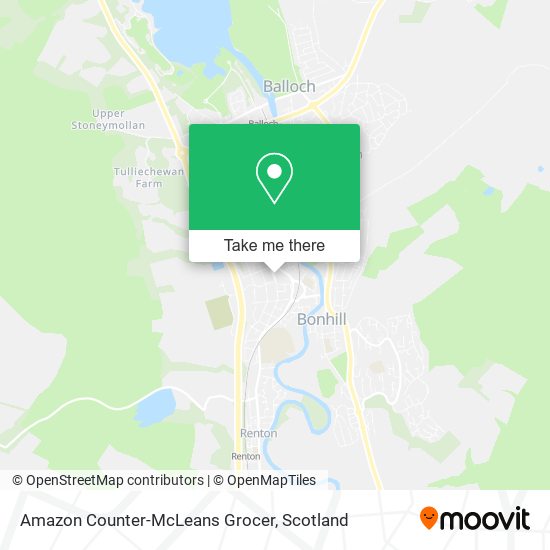 Amazon Counter-McLeans Grocer map