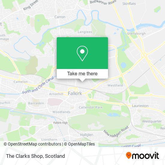 The Clarks Shop map