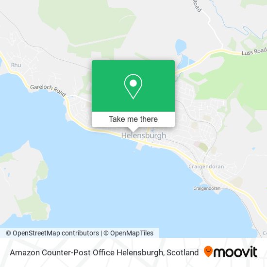 Amazon Counter-Post Office Helensburgh map