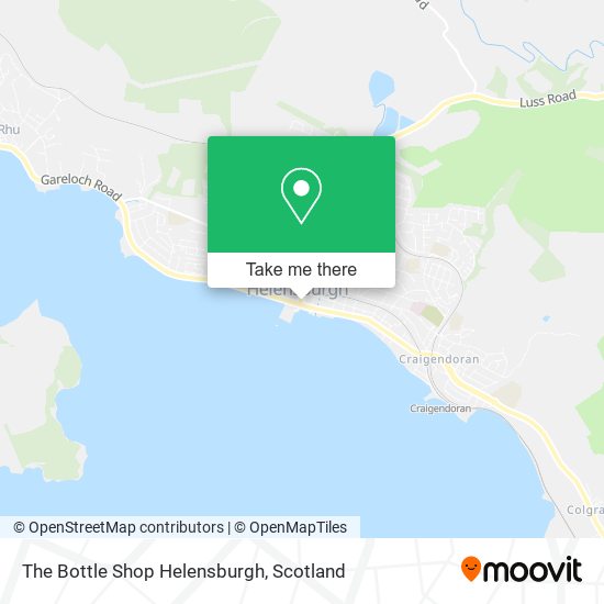 The Bottle Shop Helensburgh map