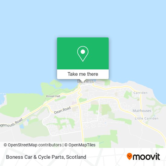 Boness Car & Cycle Parts map