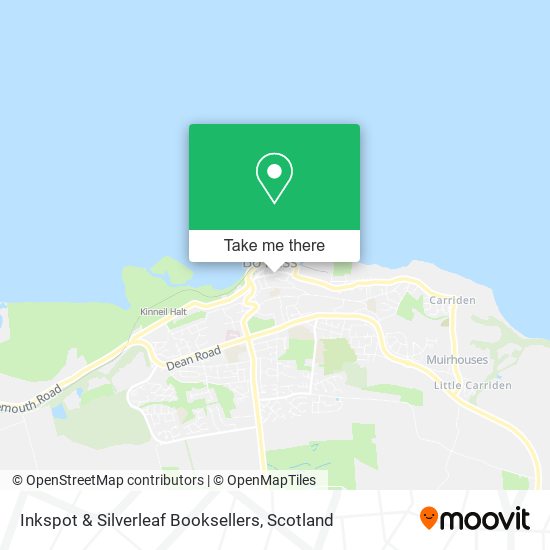Inkspot & Silverleaf Booksellers map