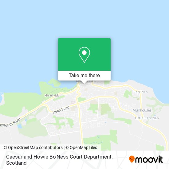 Caesar and Howie Bo'Ness Court Department map