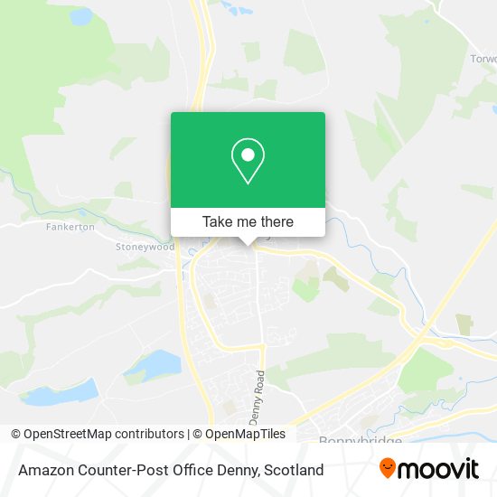 Amazon Counter-Post Office Denny map