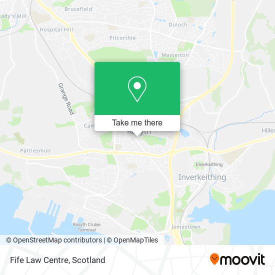 Fife Law Centre map