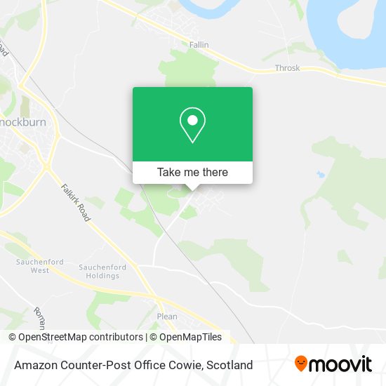 Amazon Counter-Post Office Cowie map