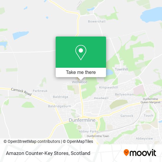 Amazon Counter-Key Stores map