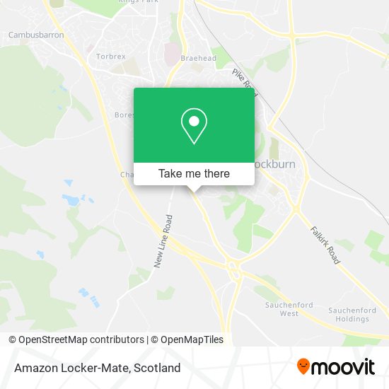 Amazon Locker-Mate map