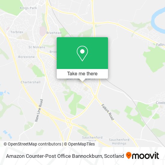 Amazon Counter-Post Office Bannockburn map