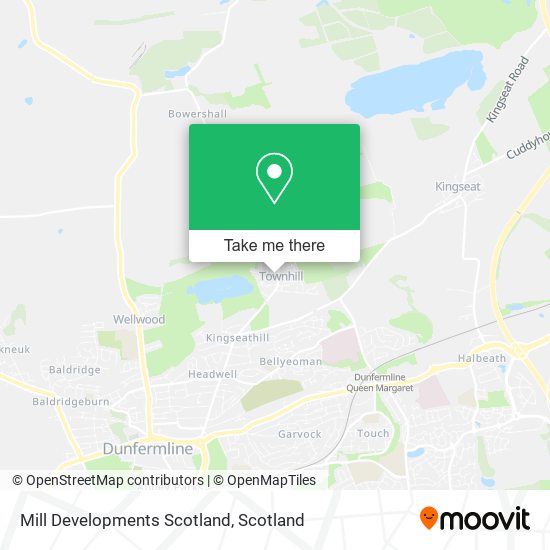Mill Developments Scotland map