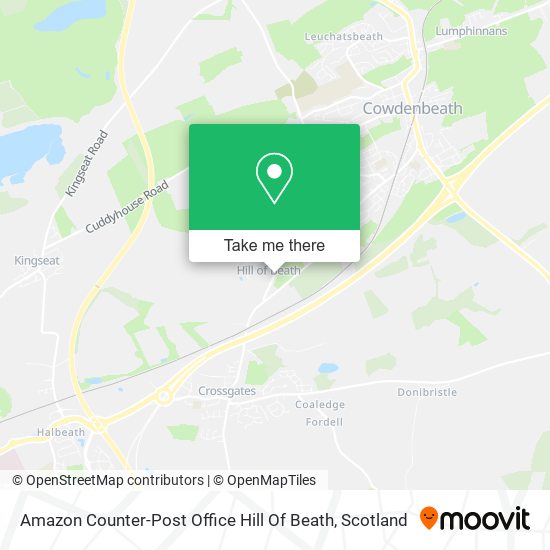 Amazon Counter-Post Office Hill Of Beath map