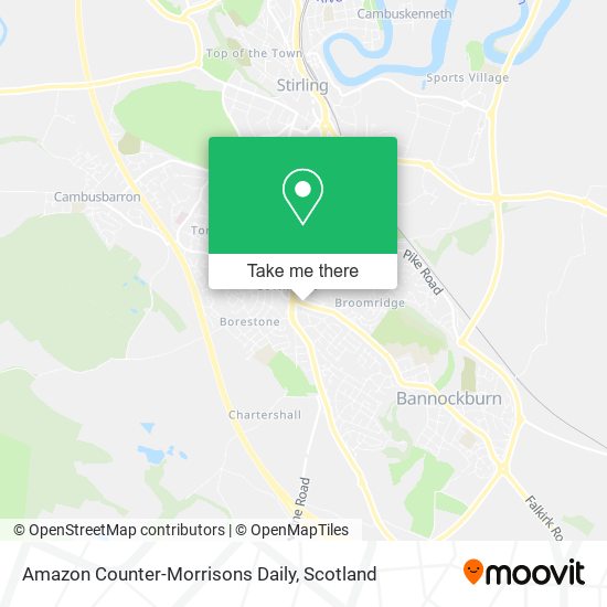 Amazon Counter-Morrisons Daily map