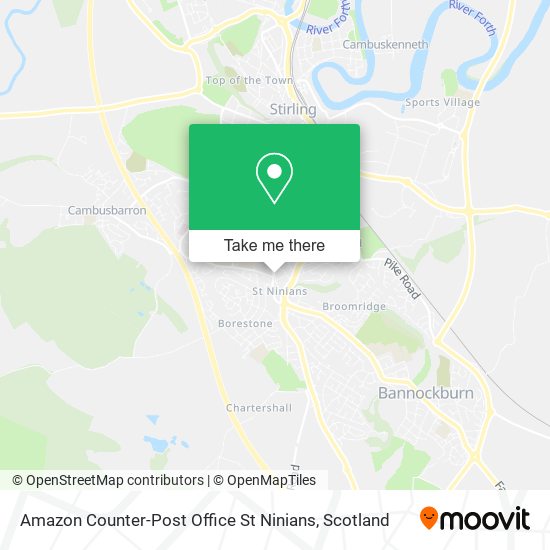 Amazon Counter-Post Office St Ninians map