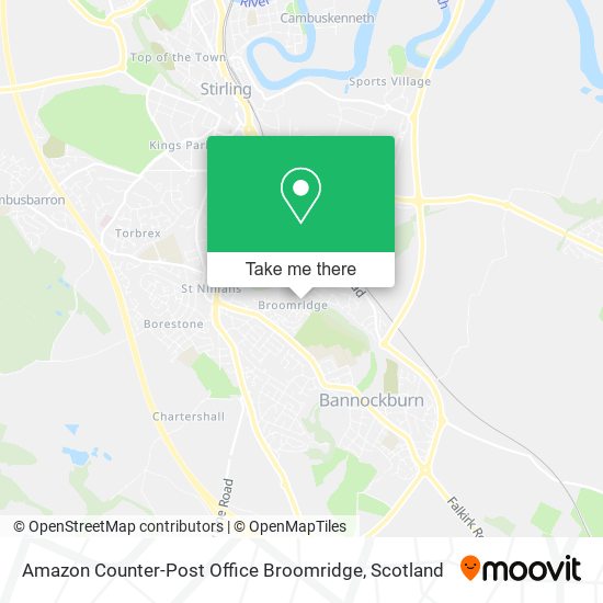 Amazon Counter-Post Office Broomridge map