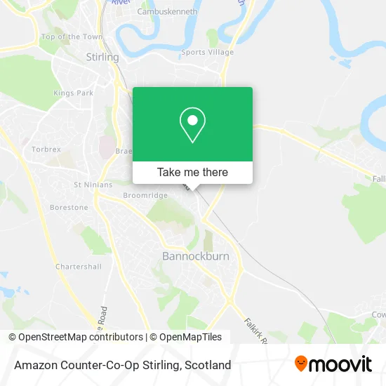 Amazon Counter-Co-Op Stirling map